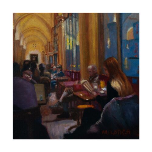 Literaturhaus Fine Art Print by Ute Milotich